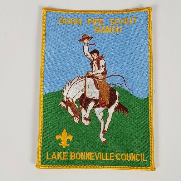 Other - Vintage Doug Fife Scout Ranch Lake Bonneville  Council Boy Scout Patch